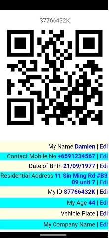 QRinfo QRcode Screenshot